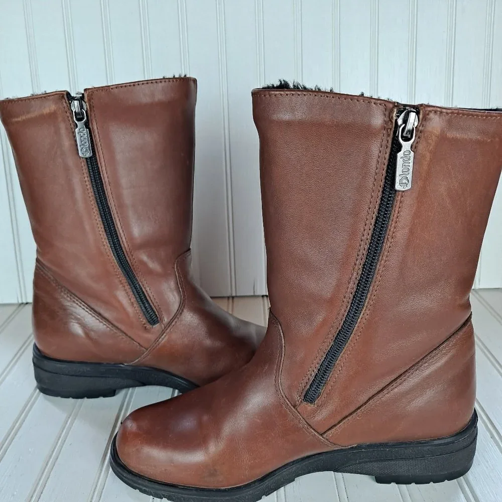 Blondo Canadian Leather Side Zip Boots Sz 7